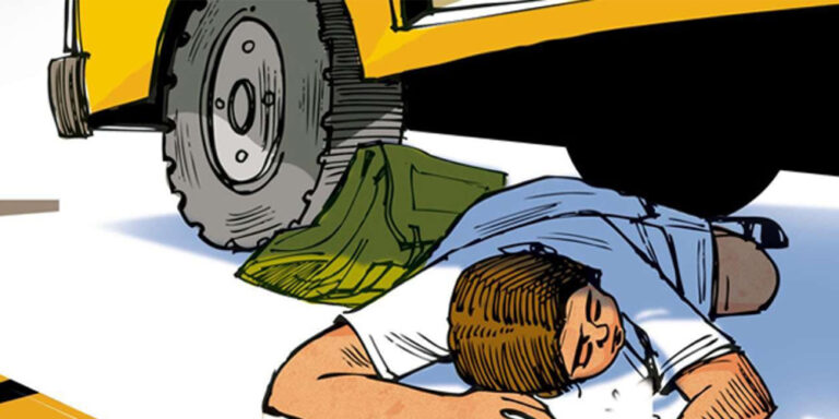 बल्खुमा भ्यानले ठक्कर दिँदा छोराको मृत्यु, आमा गम्भीर घाइते